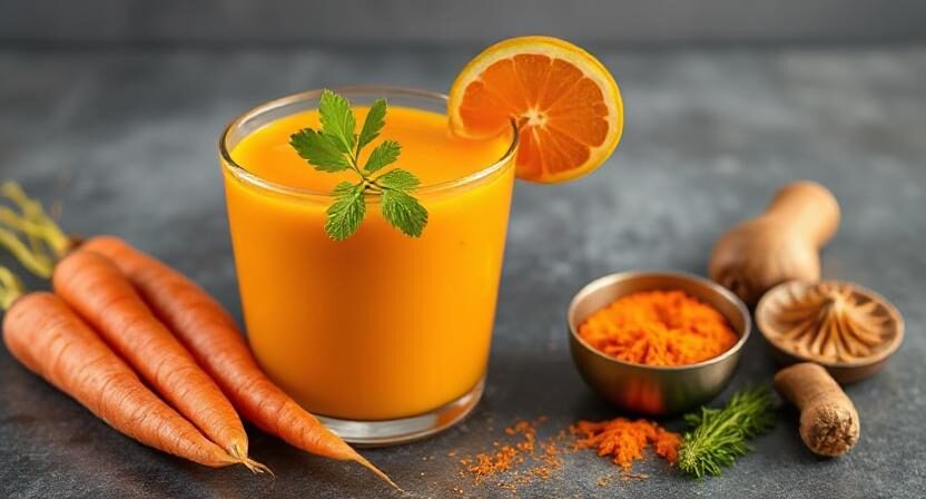 The Power of Anti-Inflammatory Juice: Carrot, Ginger, Turmeric, Lemon, and Pineapple